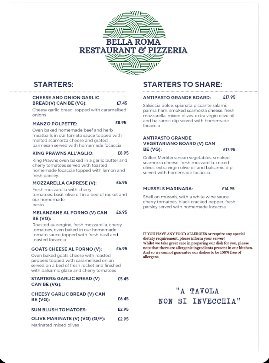Menu Bella Roma Restaurant & Pizzeria-6